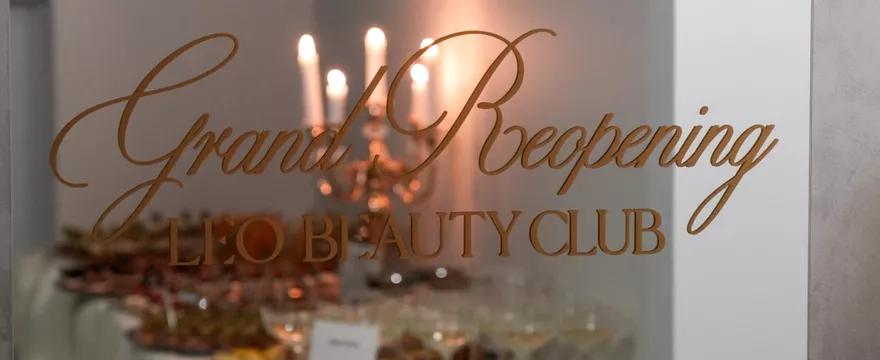Grand Reopening Event — powiększony salon Leo Beauty Club w Warszawie