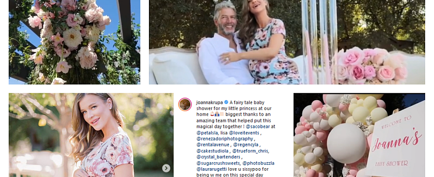 ZDJĘCIA Joanna Krupa wydała ponad 200 tys. na baby shower!