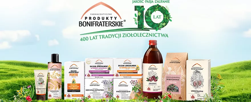 10 lat Farmaceutycznych Produktów Bonifraterskich