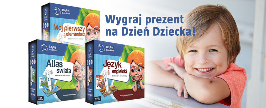 WYNIKI! KONKURS: Wygraj mówiące pióro z książką! Albik czeka na Dzień Dziecka! 