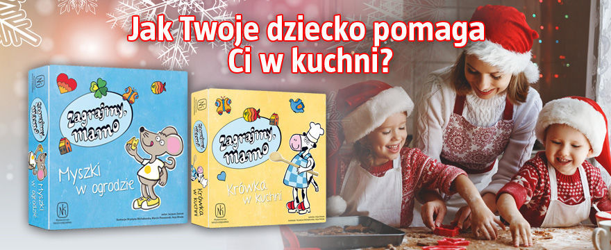 WYNIKI! Konkurs – jak Twoje dziecko pomaga Ci w kuchni? Wygraj grę dla malucha! 