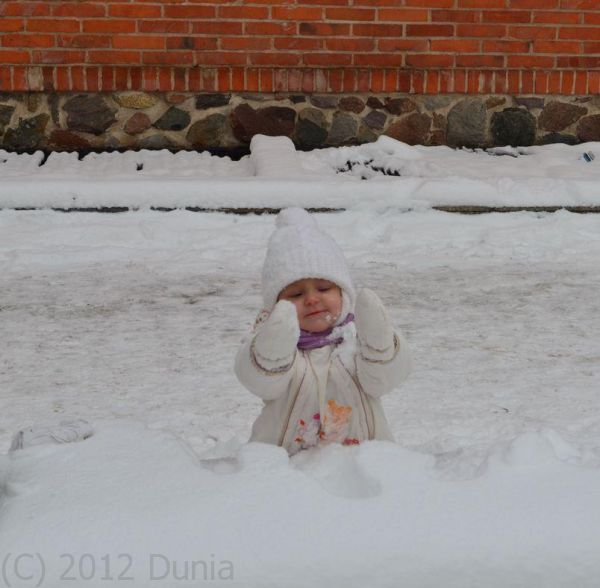 Pierwszy śnieg Majki