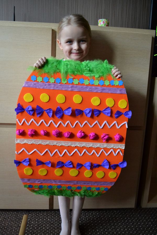 Zrobiłam OGROMNĄ PISANKĘ :D Dla zajączka!